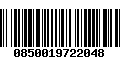 Código de Barras 0850019722048