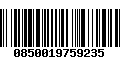 Código de Barras 0850019759235