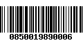 Código de Barras 0850019890006