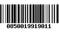 Código de Barras 0850019919011