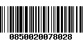 Código de Barras 0850020078028