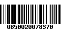 Código de Barras 0850020078370