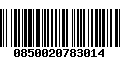 Código de Barras 0850020783014