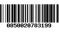 Código de Barras 0850020783199