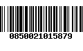 Código de Barras 0850021015879