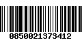 Código de Barras 0850021373412
