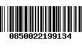 Código de Barras 0850022199134