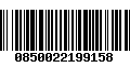 Código de Barras 0850022199158