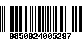 Código de Barras 0850024005297