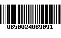 Código de Barras 0850024069091