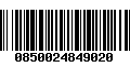 Código de Barras 0850024849020