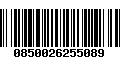 Código de Barras 0850026255089