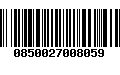 Código de Barras 0850027008059