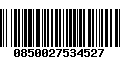 Código de Barras 0850027534527