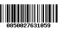 Código de Barras 0850027631059