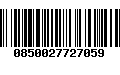 Código de Barras 0850027727059