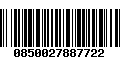 Código de Barras 0850027887722
