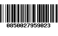 Código de Barras 0850027959023