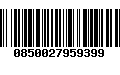 Código de Barras 0850027959399