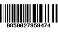 Código de Barras 0850027959474