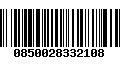 Código de Barras 0850028332108