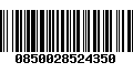 Código de Barras 0850028524350
