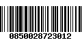 Código de Barras 0850028723012