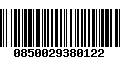 Código de Barras 0850029380122