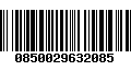 Código de Barras 0850029632085