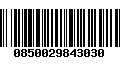 Código de Barras 0850029843030