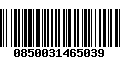 Código de Barras 0850031465039