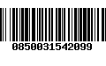 Código de Barras 0850031542099