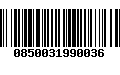 Código de Barras 0850031990036