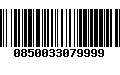 Código de Barras 0850033079999