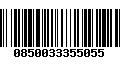 Código de Barras 0850033355055