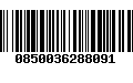 Código de Barras 0850036288091