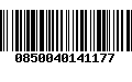 Código de Barras 0850040141177