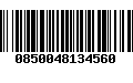 Código de Barras 0850048134560