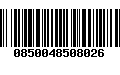 Código de Barras 0850048508026