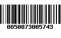 Código de Barras 0850073005743