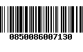 Código de Barras 0850086007130