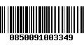 Código de Barras 0850091003349