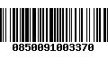 Código de Barras 0850091003370