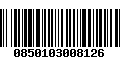 Código de Barras 0850103008126