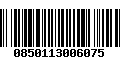 Código de Barras 0850113006075