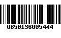 Código de Barras 0850136005444