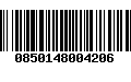 Código de Barras 0850148004206