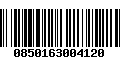 Código de Barras 0850163004120