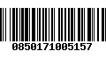 Código de Barras 0850171005157