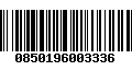 Código de Barras 0850196003336